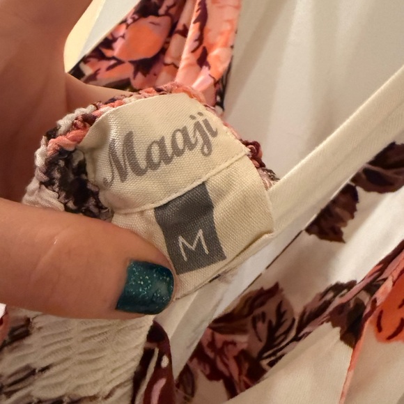 Maaji Rose Glaring Maxi Dress Pink Floral from Revolve - Picture 7 of 7